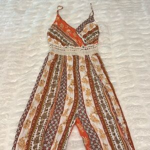 Patterned Long jumper